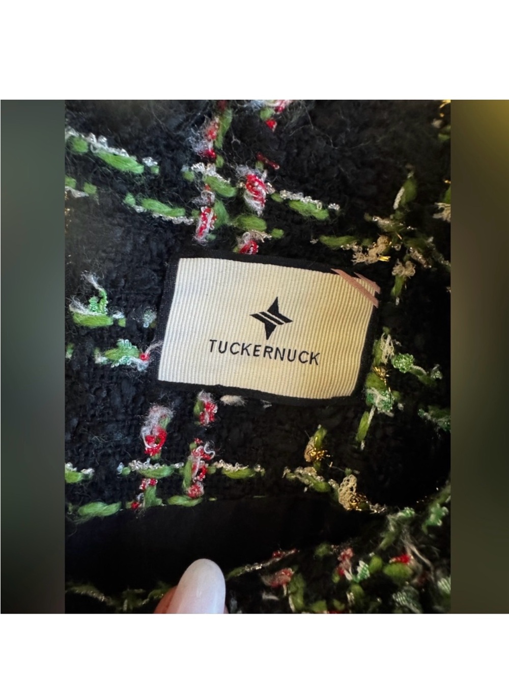 Tuckernuck Holly Tinsel Tweed Long Sleeve Jackie Dress - Picture 10 of 13